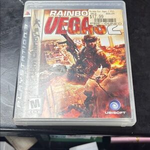 Rainbow Six Vegas 2 for PlayStation 3 - Black Case
